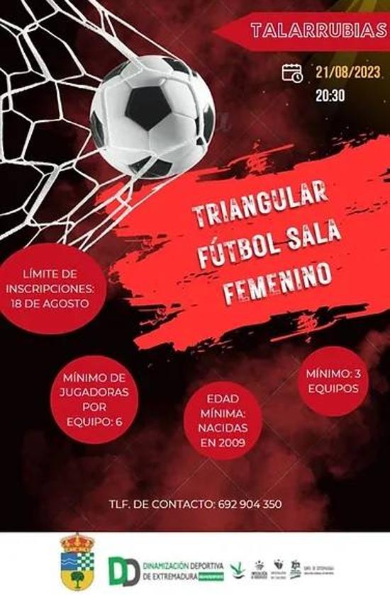 Inscripciones abiertas para el Triangular Fútbol Sala Femenino