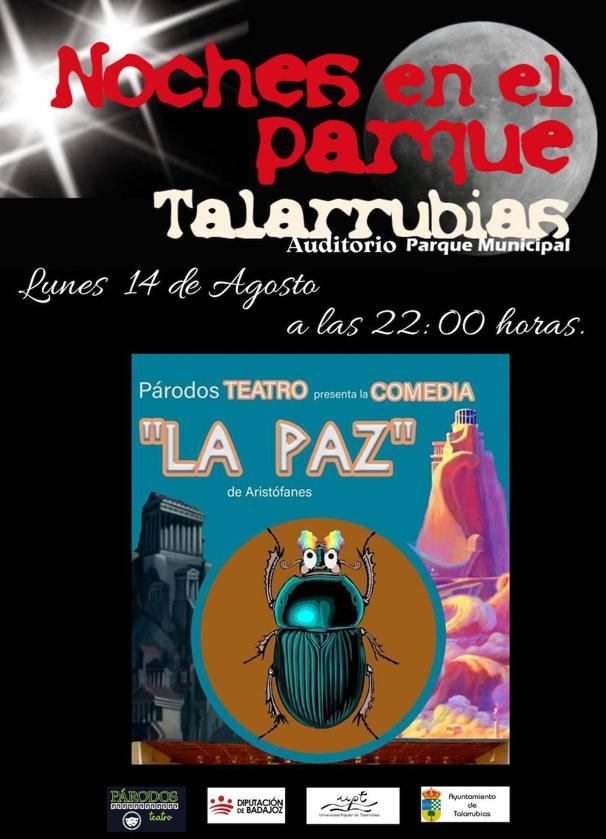 Párodos Teatro lleva 'La Paz' al Auditorio del Parque Municipal