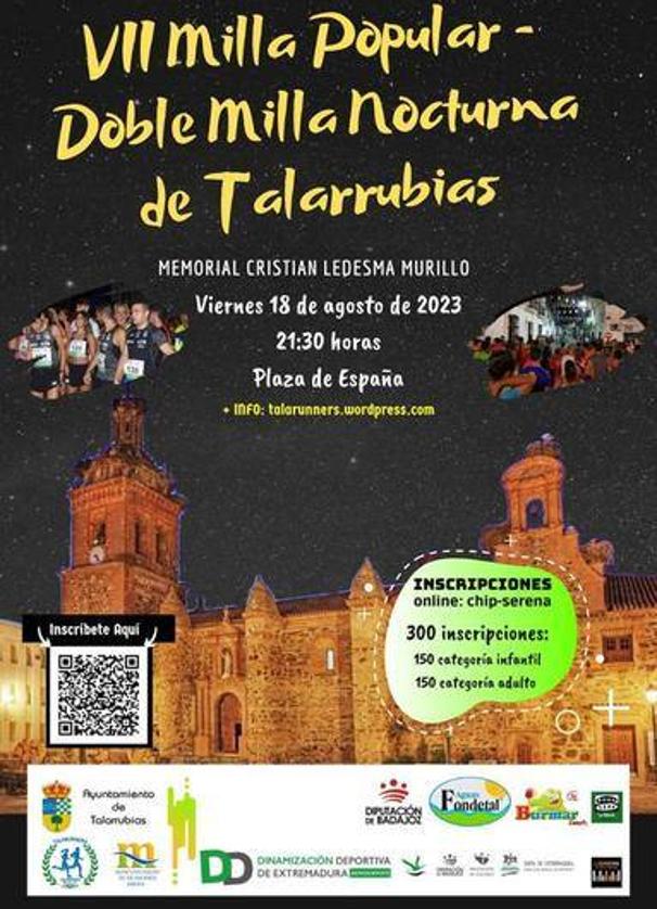 Últimos días para inscribirse en la VII Nocturna de Talarrubias