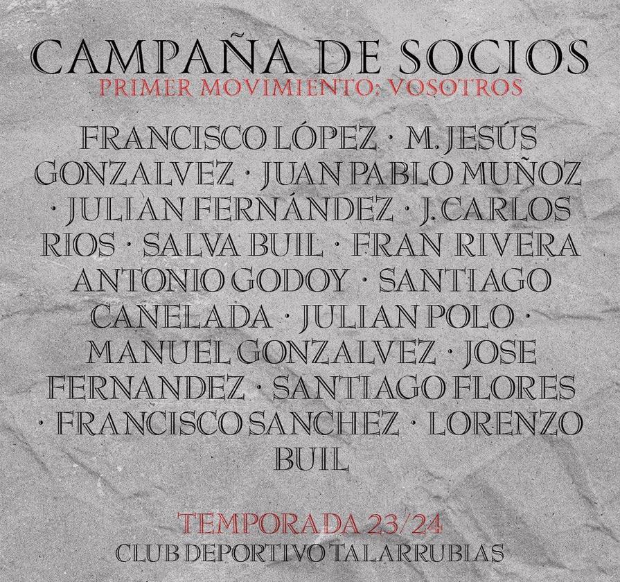 El CD Talarrubias inicia la campaña de socios