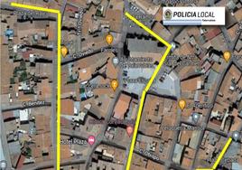 Varias calles se cerrarán al tráfico para la celebración de Los Rincones