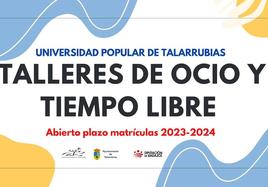 Inscripciones para los talleres de ocio y tiempo libre