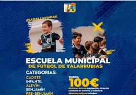 Inscripciones para la Escuela Municipal de Fútbol
