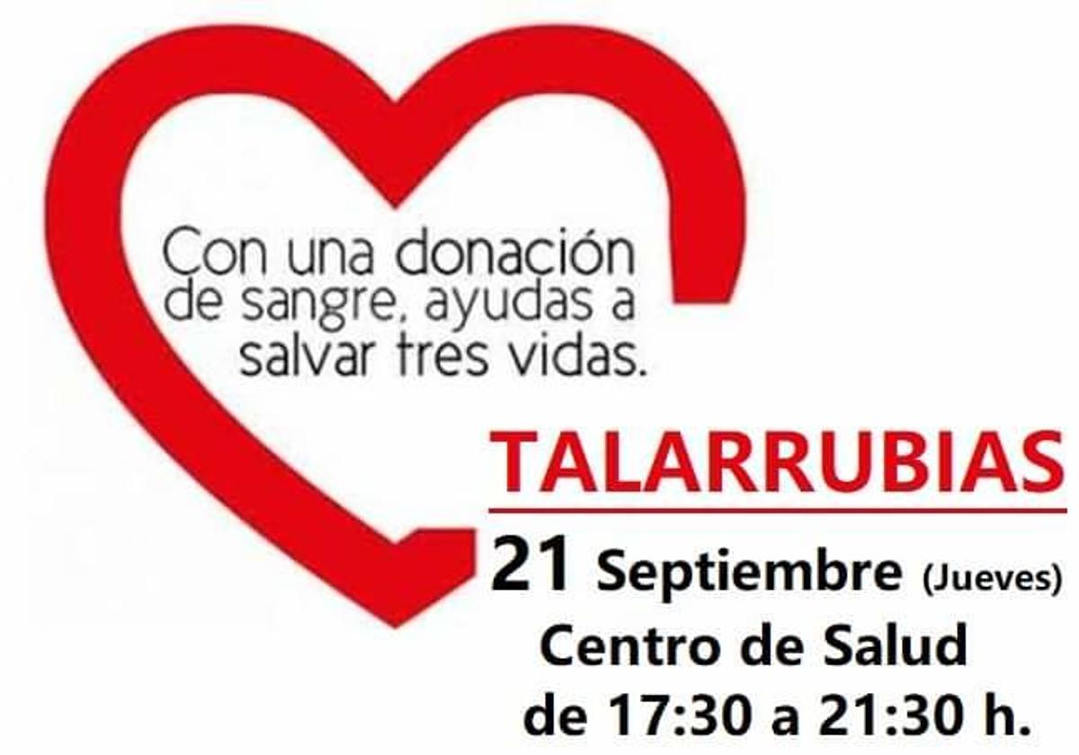 Nueva colecta de sangre en Talarrubias