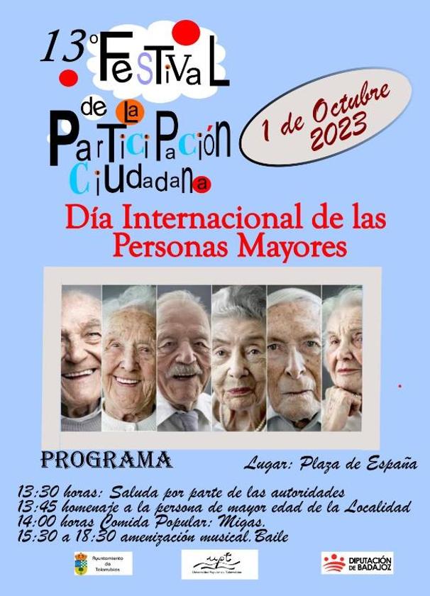 Talarrubias celebrará el Día Internacional de las Personas Mayores con varias actividades