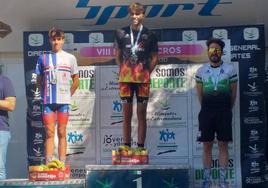 En el segundo puesto Miguel Blanco, quien se proclamó Campeón de Extremadura.