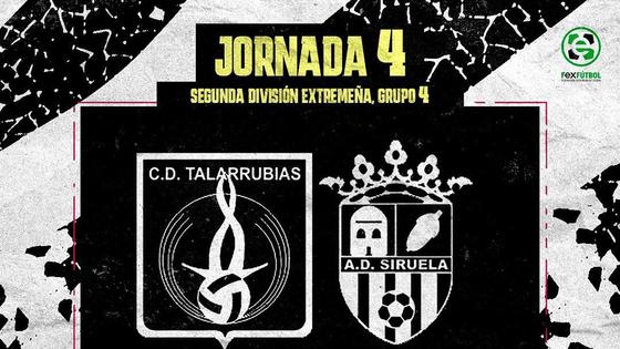 El CD Talarrubias recibe al AD Siruela para la cuarta jornada de Segunda División Extremeña