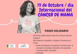 Paseo y desayuno solidario durante el Día Internacional del Cáncer de Mama