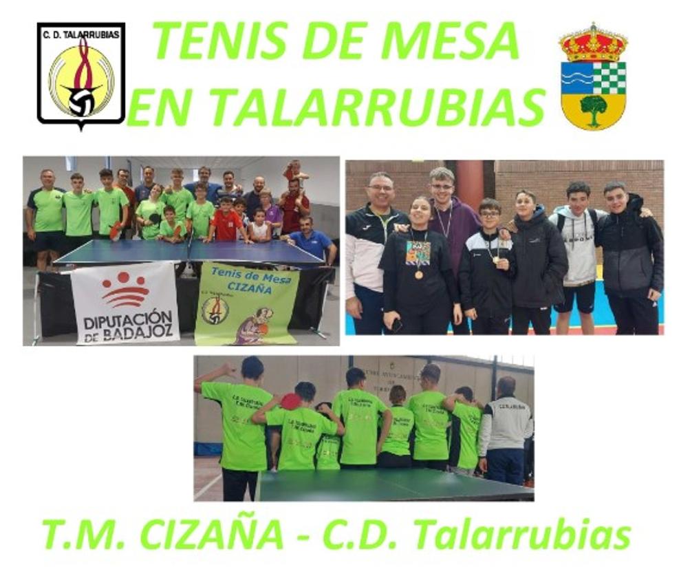 El T.M. Cizaña enseña a jugar al tenis de mesa