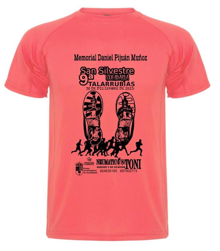 La San Silvestre de Talarrubias ya tiene camiseta conmemorativa