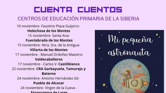 El cuenta cuentos 'Mi pequeña astronauta' llega al colegio Fernández y Marín