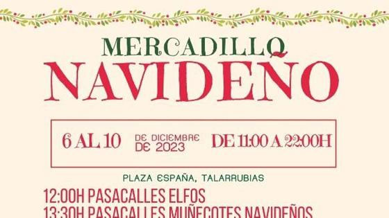 Llega el Mercado Navideño de Talarrubias con artesanía, espectáculos y animación navideña