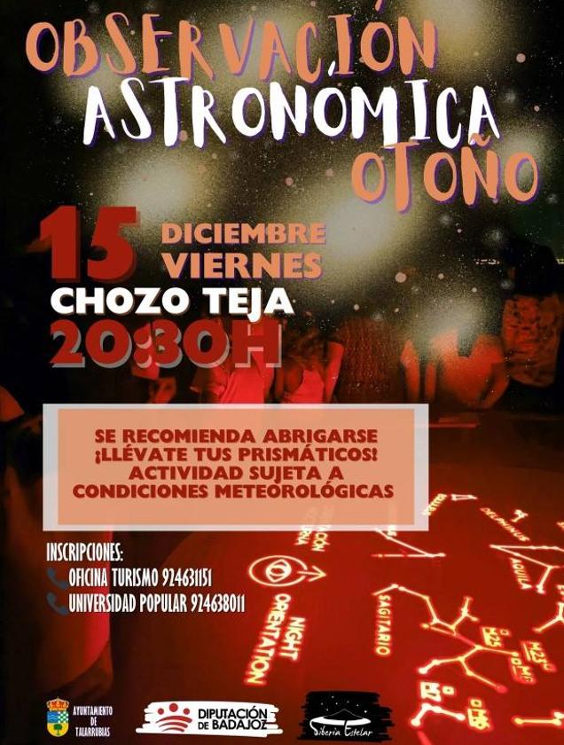 Inscripciones abiertas para la observación astronómica en Chozo Teja