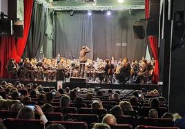 La Banda de Talarrubias estuvo representada en el concierto de la Banda Federal de Extremadura