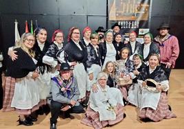 La Miajina tras la entrega de premios.