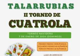 Abiertas las inscripciones para el II Torneo de Cuatrola de Talarrubias