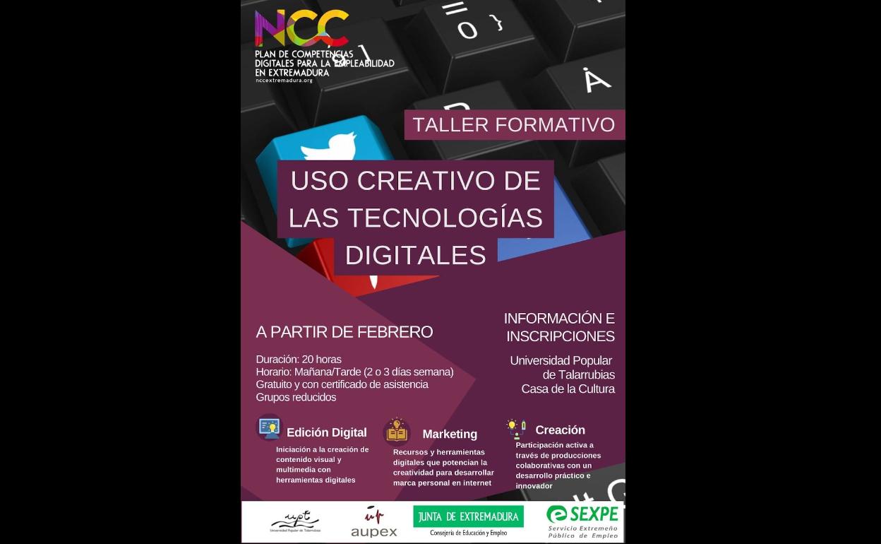 Taller sobre el uso creativo de las tecnologías digitales