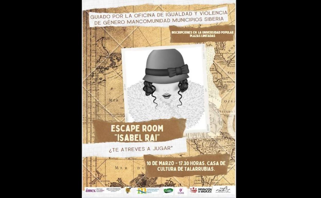 Abiertas la inscripciones para participar en la Escape Room 'Isabel Rai'