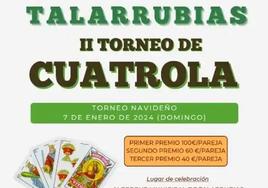 Último día para inscribirse en el II Torneo de Cuatrola
