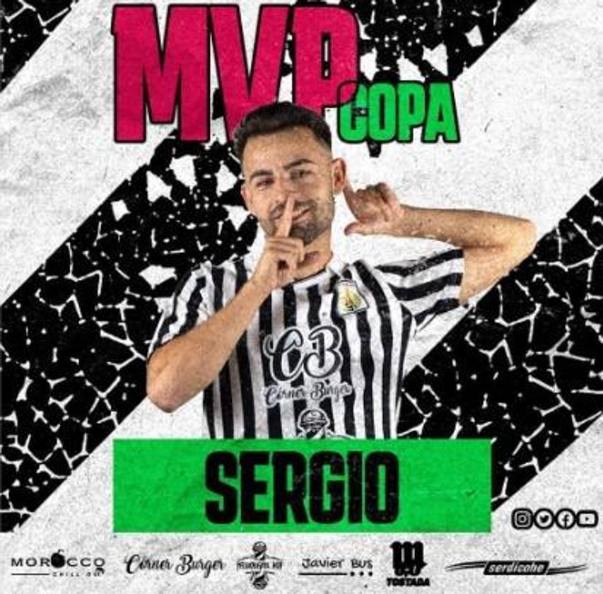 Sergio, MVP en el último partido de la Copa Extremadura