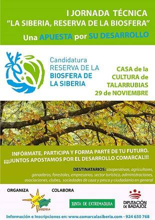 La Casa de la Cultura de Talarrubias acoge la I Jornada Técnica Reserva de la Biosfera