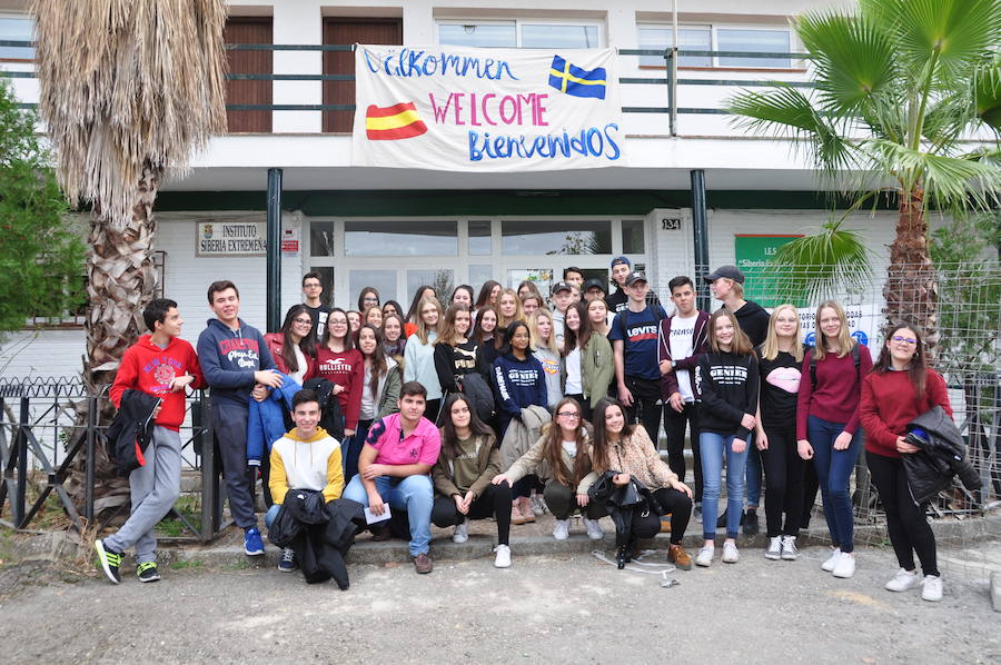 Alumnos y profesores suecos llegan a Talarrubias dentro del marco del proyecto Erasmus+