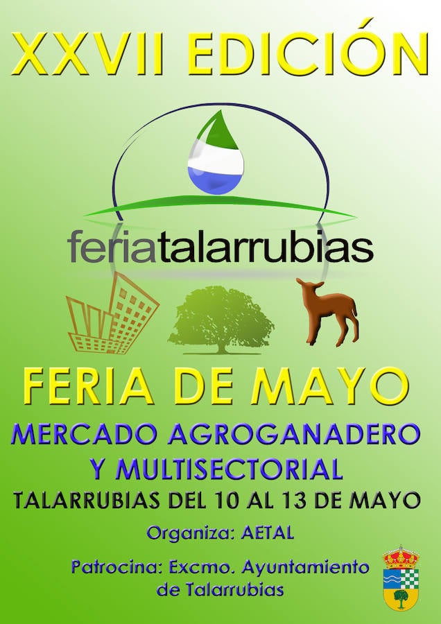 Cartel oficial de la Feria de Talarrubias.