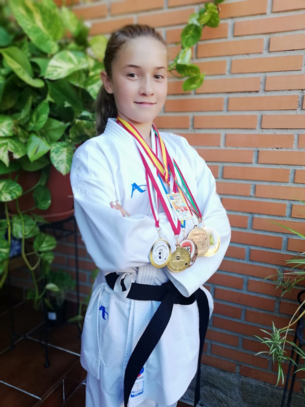 Carla Valdés, de ascendentes talarrubienses, se convierte en campeona de España de karate