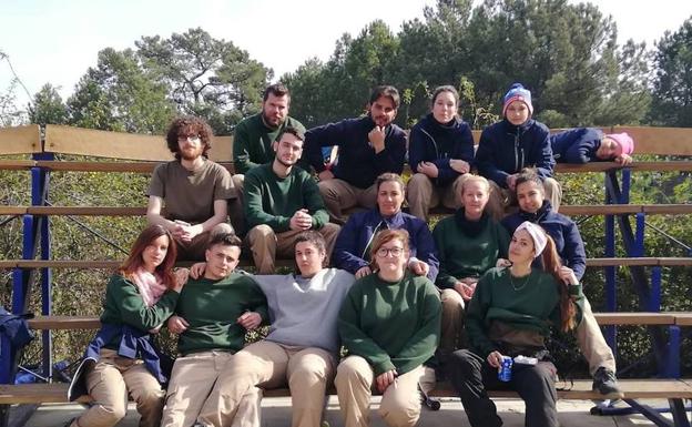 Alumnos de la Escuela Profesional 