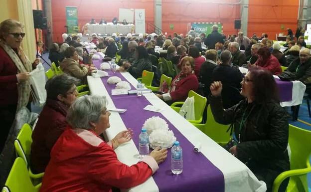 El encuentro se celebró en el pabellón Antonio Jara. 