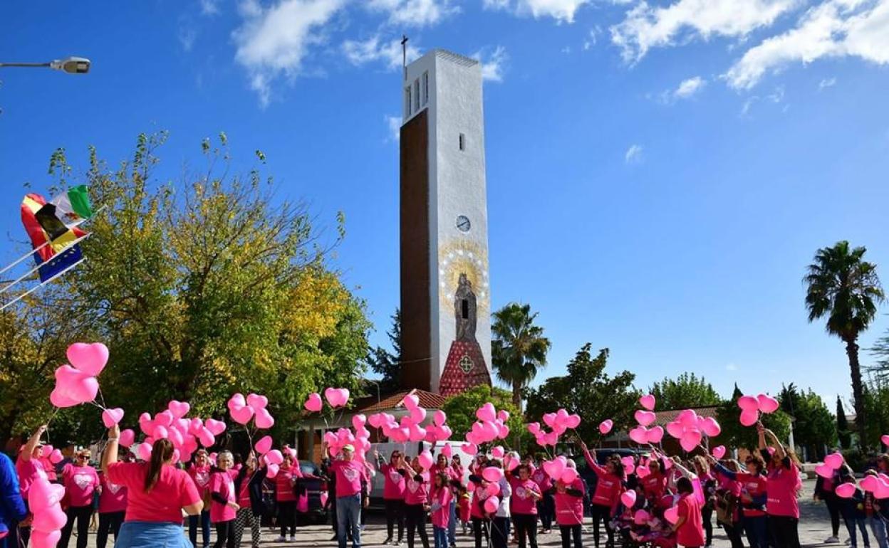 La marcha rosa recorre Santa María