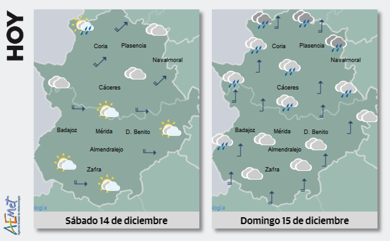 Fin de semana pasado por agua en Extremadura