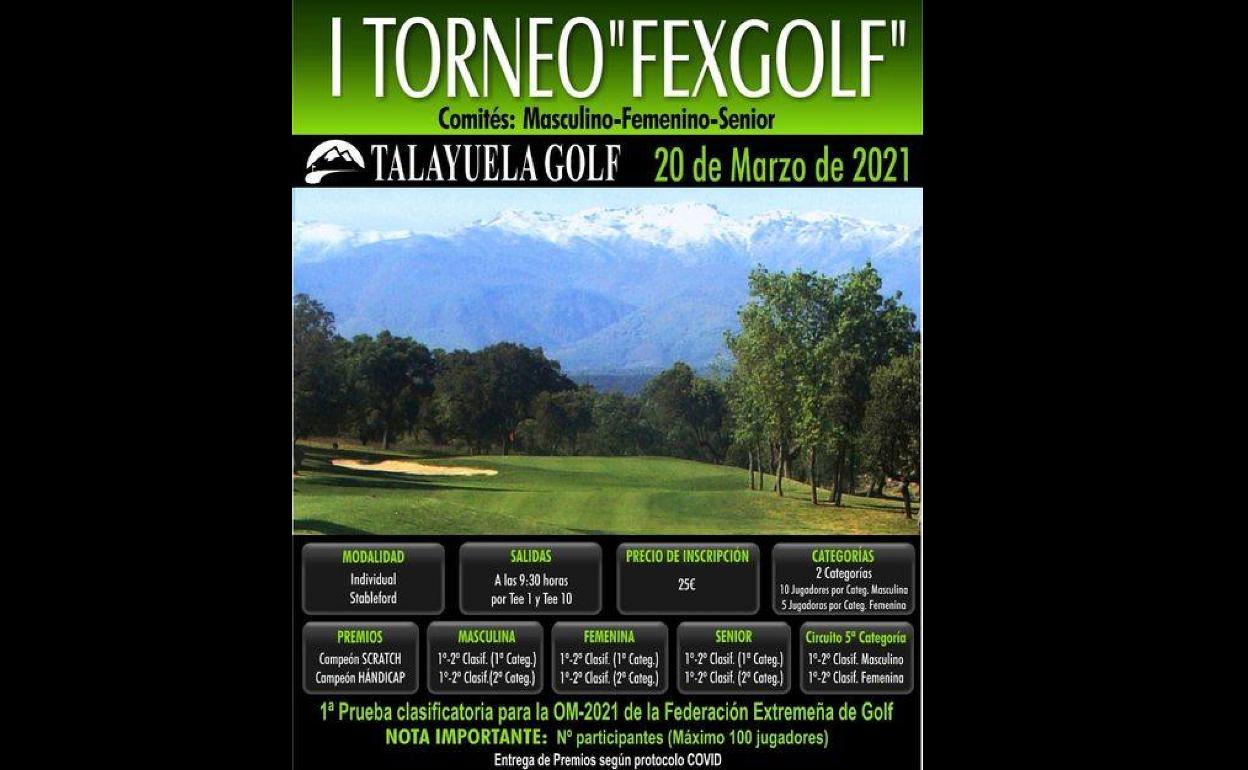 El campo de Talayuela Golf acoge un nuevo torneo de la Federación Extremeña de Golf