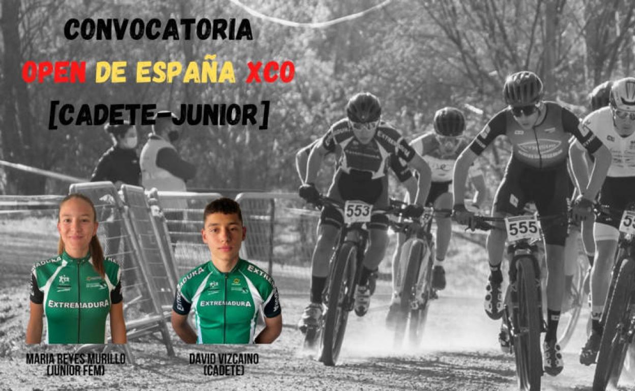 David Vizcaíno es convocado por la selección extremeña para disputar el open de España XCO