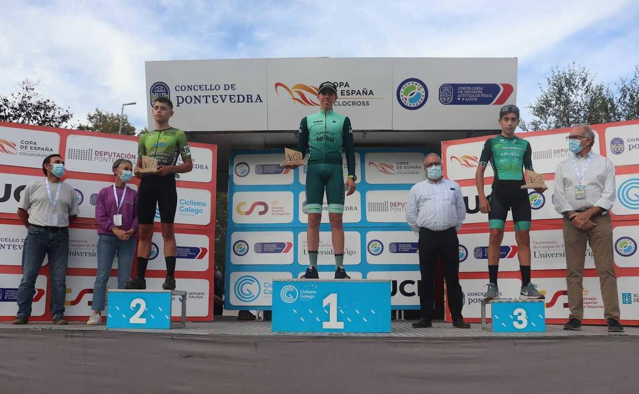 David Vizcaíno sube al pódium en la primera prueba la Copa de España de Ciclocross