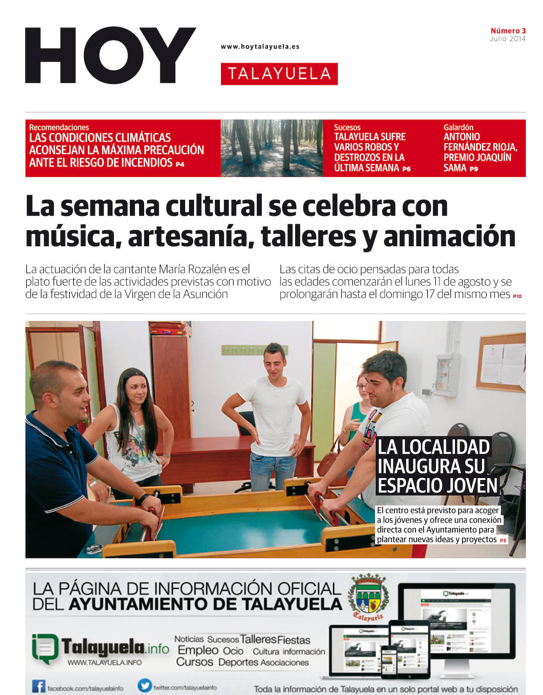 Fotos: Talayuela, portada a portada
