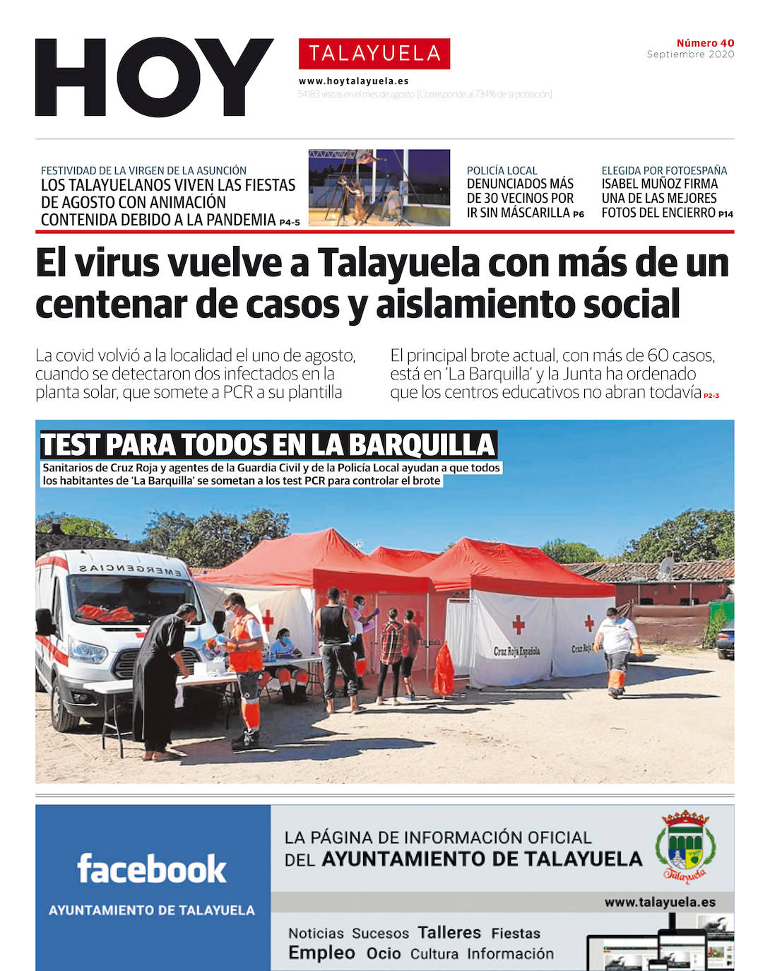 Fotos: Talayuela, portada a portada