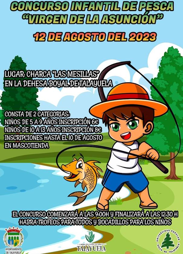 Inscripciones para el Concurso Infantil de Pesca