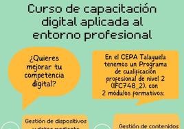 Curso de Capacitación Digital Aplicada al Entorno Profesional en el CEPA de Talayuela