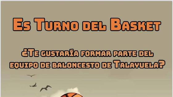 El equipo de baloncesto de Talayuela organiza una jornada de prueba