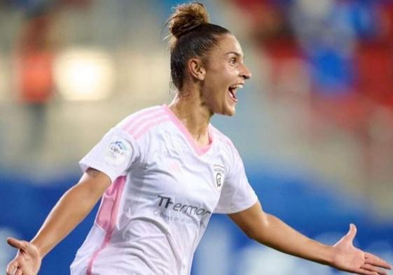 Alegría de la jugador de Talayuela