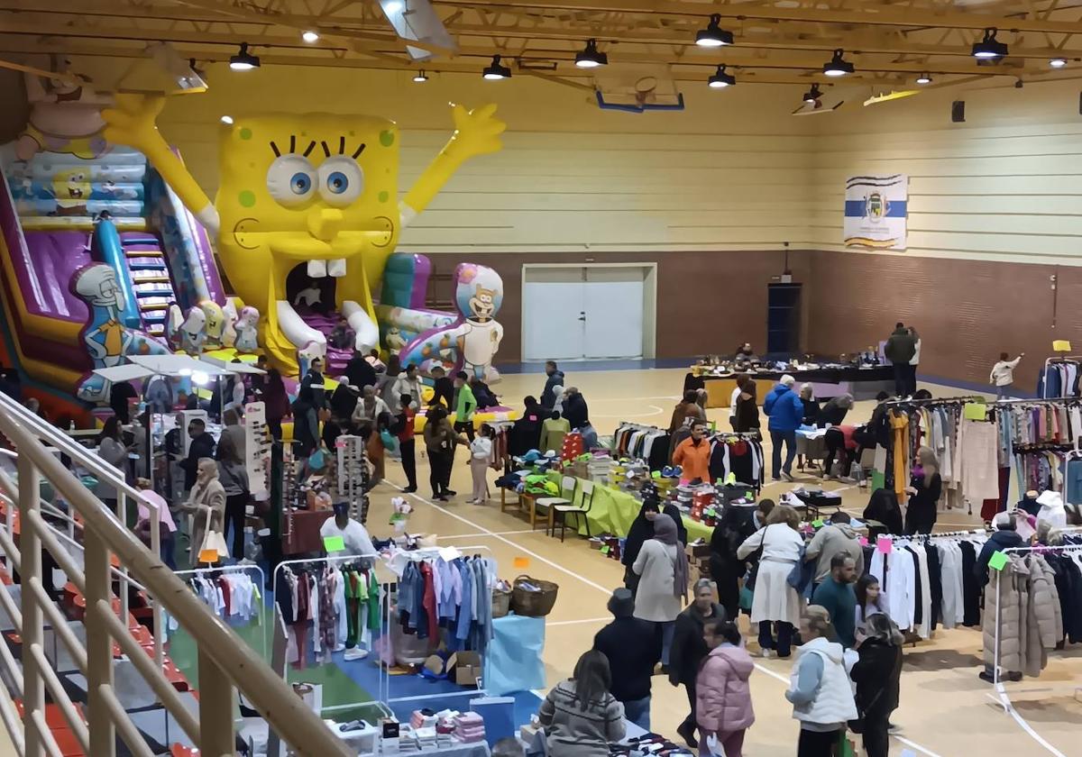 Imagen del pabellón talayuelano durante la feria