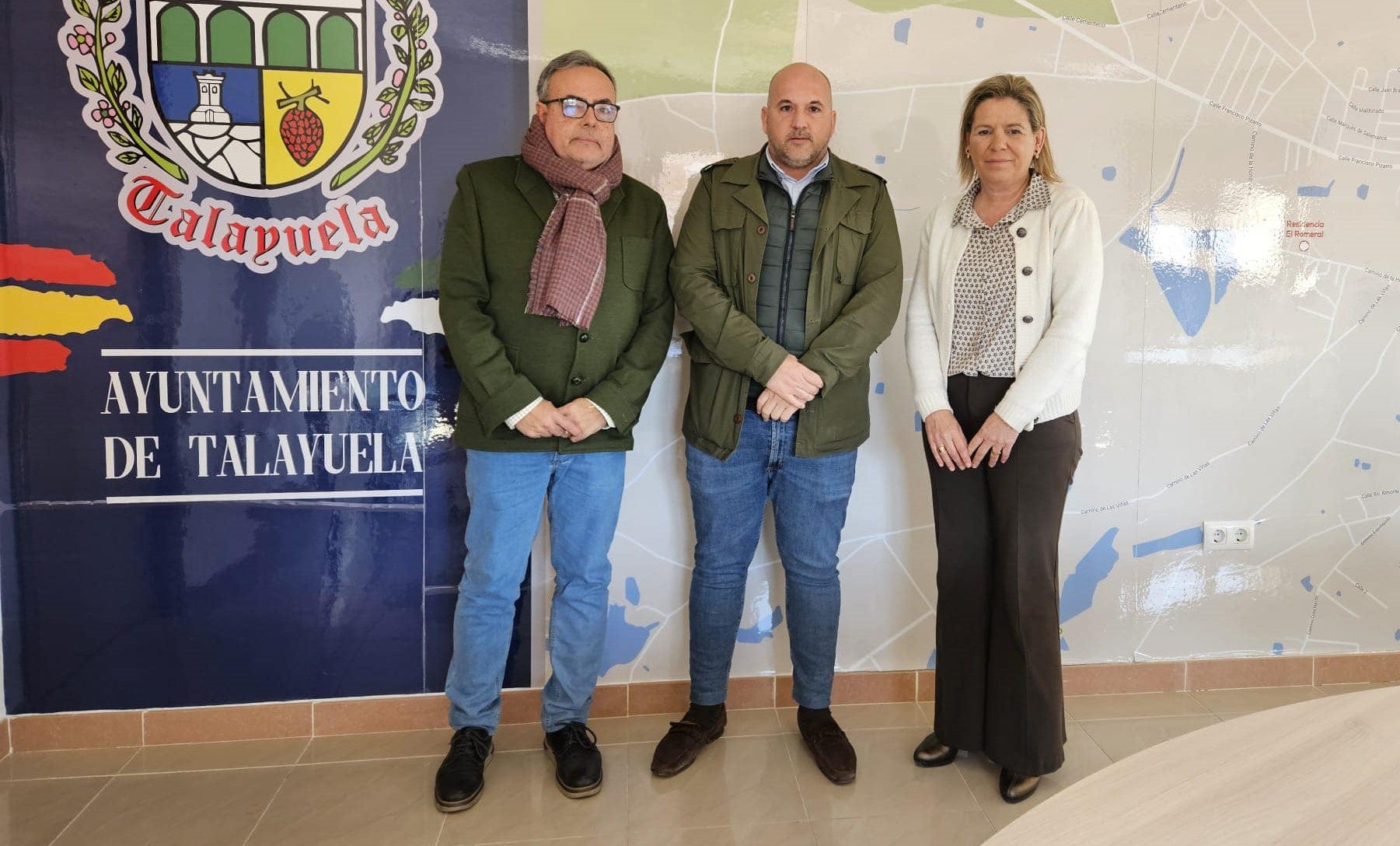 El alcalde con la secretaria general de Empleo