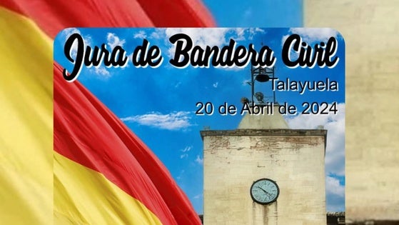 Más de 100 personas jurarán la Bandera Civil en Talayuela