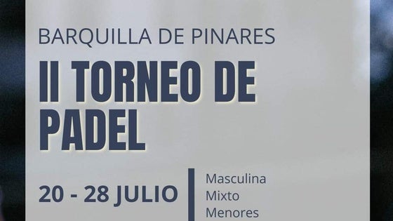 Barquilla de Pinares organiza su segundo torneo de pádel