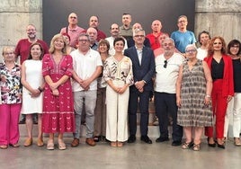 Participantes en la reunión con la ministra en Madrid