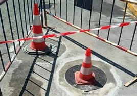 Trabajos en marcha para reparar el alcantarillado