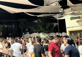 Verbena de inicio de las fiestas en la noche del miércoles