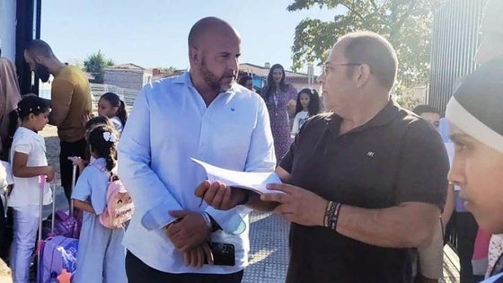 Roberto Baños 'vuelve' al cole