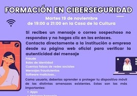 La Guardia Civil imparte una charla sobre ciberseguridad